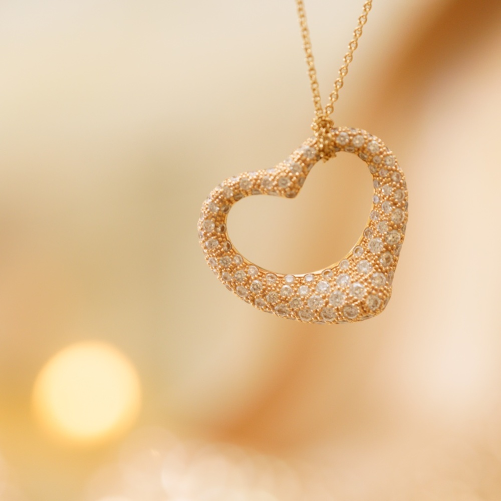 Tiffany & Co Elsa Peretti 2 Carat Diamond Necklace - Picture 1 of 14